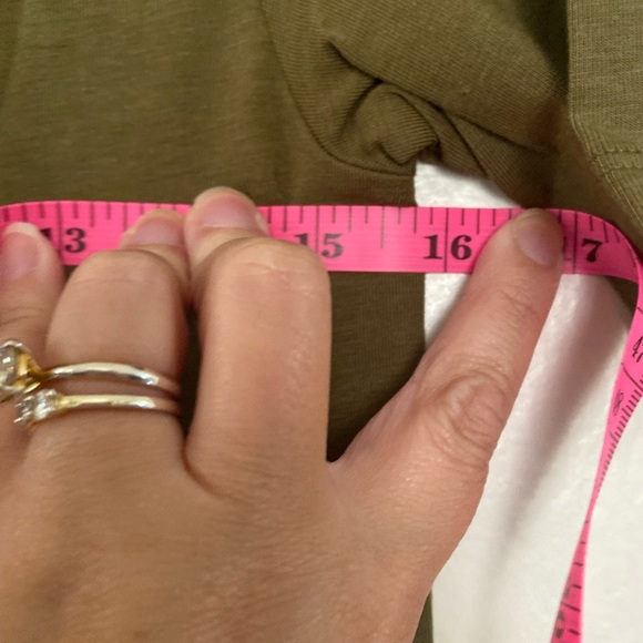 Universal Standard Olive Green Tee Rex Women's T Shirt Size 4XS 00/0 NEW - Picture 7 of 8